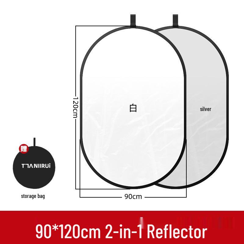 Foldable 5-in-1 Photography Reflector for Studio & Portrait Lighting