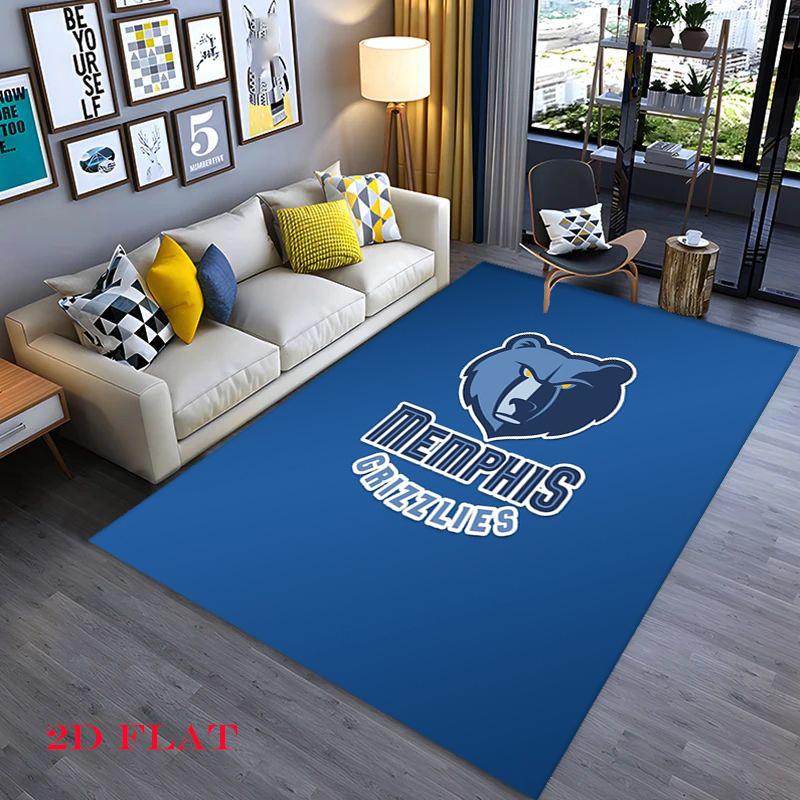 Memphis Grizzlies Basketball Team Logo Carpet Floor Mats Doormat Bathroom Mat Protective Pad Fashion