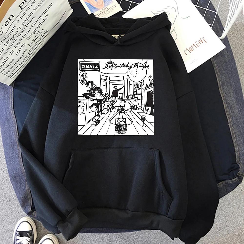 Absolutely Possible hoodie o Oasis Men's Harajuku Aesthetic Casual hoodie Men's autumn and Winter hoodie