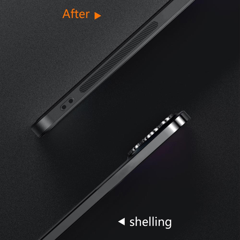 For Samsung Galaxy S24+ Case Compatible with MagSafe PU TPU PC Phone Back Cover with Metal Lens Frame