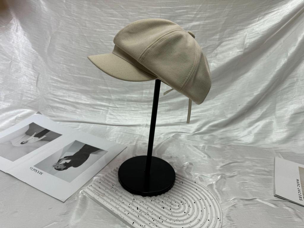High-Quality Solid Color Octagonal Beret - 2025 Autumn Collection: Sweet, Literary-Inspired Cap
