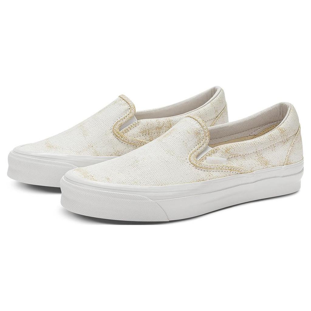 Vans Zapatillas Unisex OG Classic Slip-On LX Distress White Multicolor VN0A32QNWTM