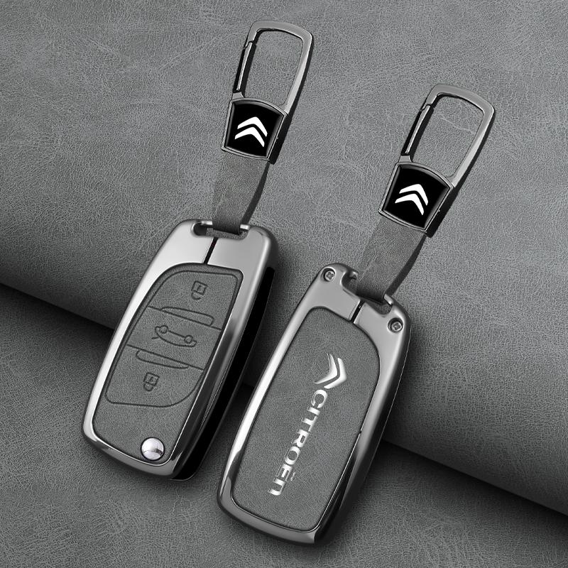 DBGO4 Car Flip Key Case Cover Shell Fob Key For Citroen C1 C2 C4 C5 C3 C4L C8 Berlingo Xsara Picasso C-ELYSEE JUMPY NEMO Accessories