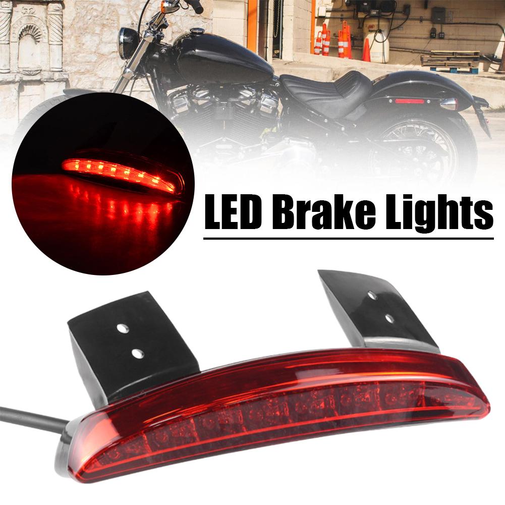 Motorcycle Light Rear Fender Edge Red LED Brake Tail light Turn Sign For Harley XL 883L Sportster 2008-2014 for 2008-2013 XL883N