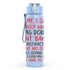 1PC I Came I Saw I Forgot Quote Print 750ml Color Plastic Sports Water Bottle Leakproof Flip Straw Lid Suitable for Sports Office Home Use