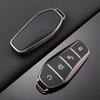Car Key Case Cover Full Alloy Shell Keyring Pendant For Byd Atto 3 Han Ev Dolphin Durable Second Song Pro Tang Dmi Qin Plus Yuan