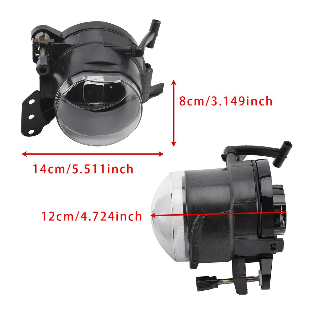 63176910792 63176910791 Front Left Right Bumper Fog Light Lamp Housing For BMW 5-Series E60 E61 6-Series E63 E64 X3 E83