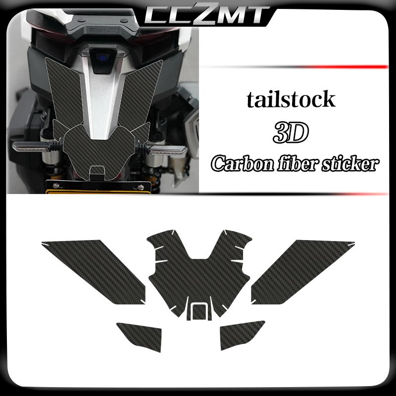 For ZONTES ZT368G 368 G 368-G 368g 2024 3D Carbon fiber fuel tank sticker body film protection sticker modified accessories