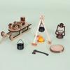 1/12 Scale Mini Firewood Stack Sleigh For DIY Camping Detailed Craft For Miniature Landscapes