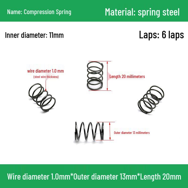 Heavy Duty Y-Type Compression Spring Shock Absorber, 1.0mm Wire Diameter, Outer Diameter 5-20mm.