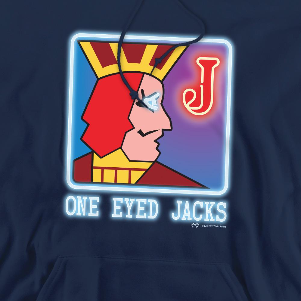 Twin Peaks Mens One Eyed Jacks Hoodie