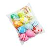 Personalized Easter Crafts Artistic Painting Easter Eggs Set Tree Hanging Pendants Easter Decorations Plastic