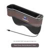 For Subaru STI Outback Brz Wrx Xv Ascent Forester Impreza Legacy Car Sewn Seat Gap Crevice Slot Storage Box light USB Charging YY2