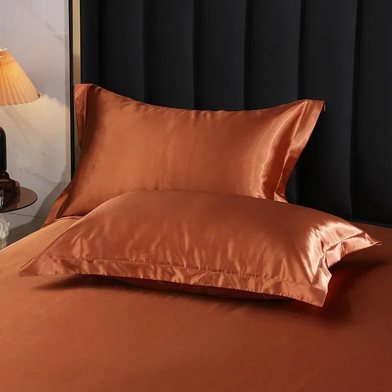 2PCS 100% Pure Real Silk pillowcase