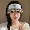 Checkered Printed Black Summer Sun Hat Outdoor Sunshade Breathable Cap Duckbill