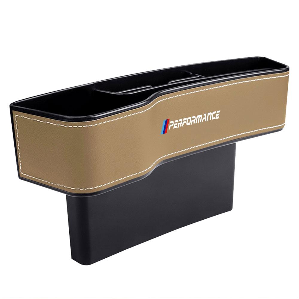 1 szt. Samochodowy schowek do szczeliny Kieszeń szczelinowa na szczelinę siedzenia Organizer na siedzenie Uchwyt na karty telefon butelki kubki dla BMW M M1 M2 M3 M4 M5 M6 M7 M8