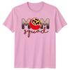 Mom Squad Unisexs TShirt Motherhood Leopard Print Mothers Day Gift For Her