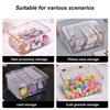 Plastic Storage Box, Covered Storage Box, Flip Top Desktop Storage Container, Office Supplies, Stationery, Cosmetics Storage