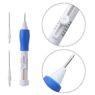 Hot Sewing Accessories Craft Tools Threaders DIY Punch Needle Embroidery Pen Set