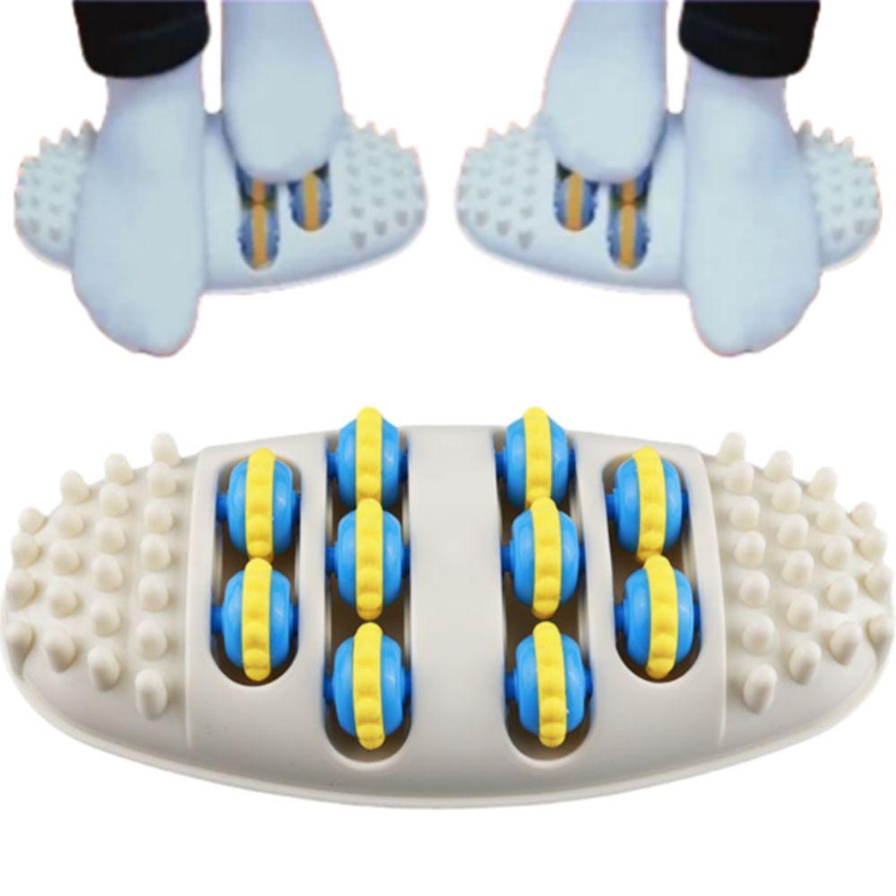 Trigger Point Reflexology Foot Acupressure Massager Raised Foot Roller Massager  Office Home