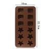 Cake Baking Molds High Temperature Resistant DIY Cookie Mold Christmas Shaped Silicone Chocolate Mold