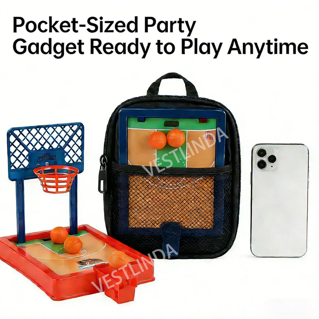 Mini Basketball Catapult Plaything Portable Desktop Fingertip Basketball Game Indoor Outdoor Multiplayer Interaction Fun Novelty toys