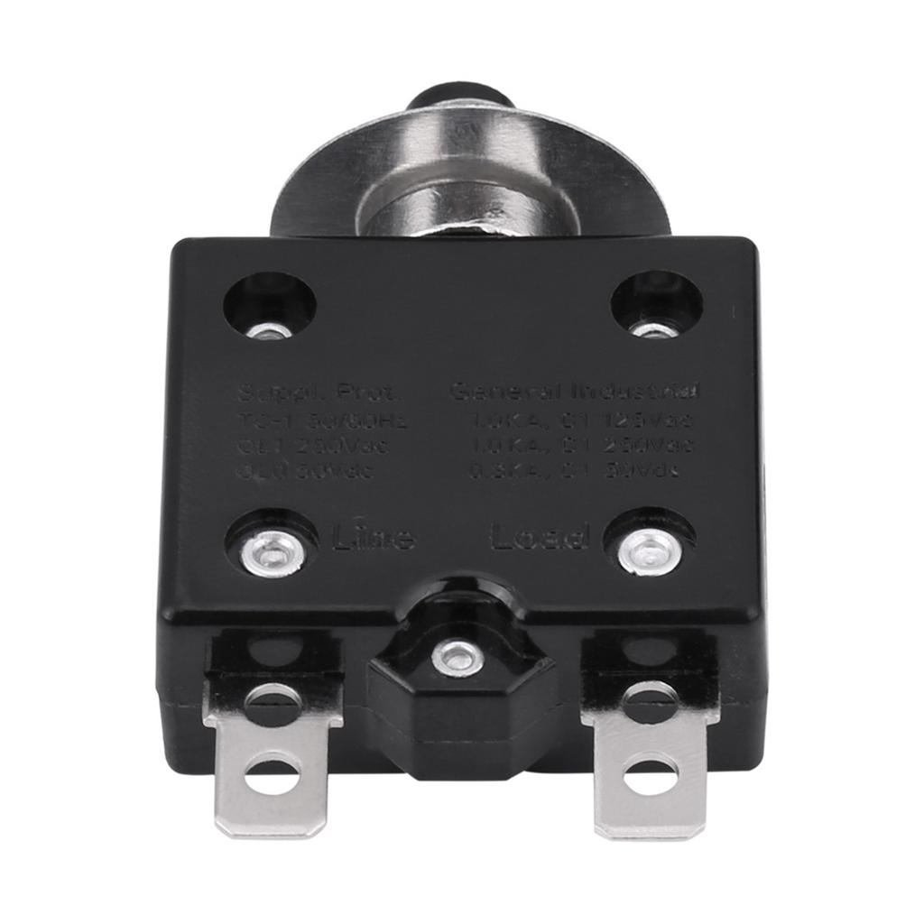 5A Manual Reset Thermal Switch Circuit Breaker Over Current Overload Protector