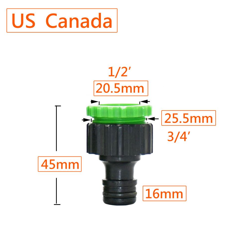 

Garden Hose Quick Connector 4/7 8/11 1/2 3/4 1 Stop Water Connector Garden Watering Pipe Coupler Drip Irrigation System Fitting