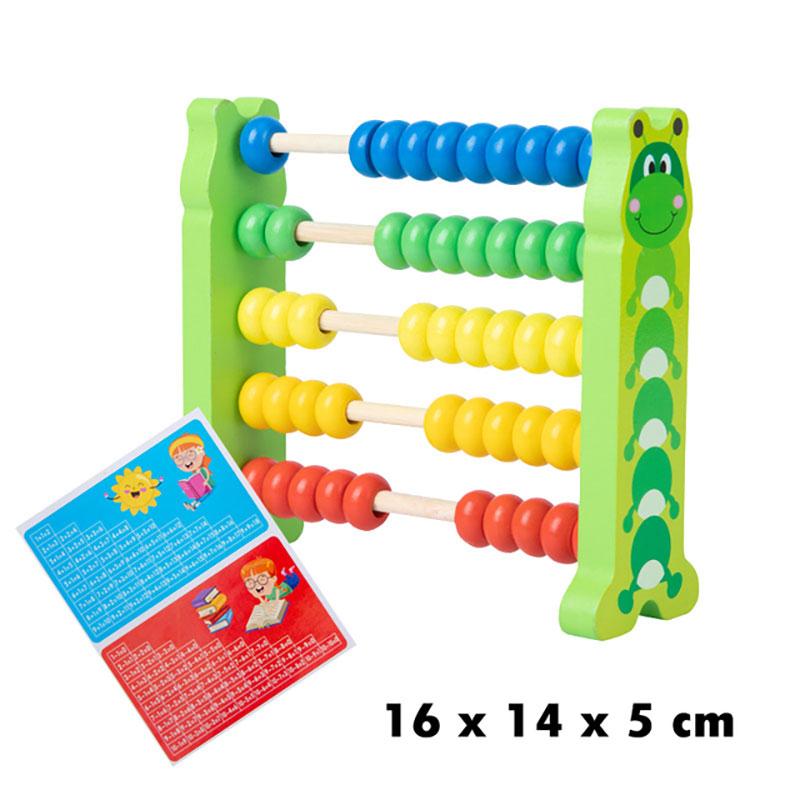 

Математические игрушки Монтессори, деревянные счеты, сложение и вычитание, арифметика, обучение, счеты, игра в мышление, развивающие игрушки для детей