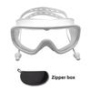 Swimming Eyewear HD Waterproof And Anti Fog Professional Swimming Goggles For Men And Women Diving Equipment Silicone Fit