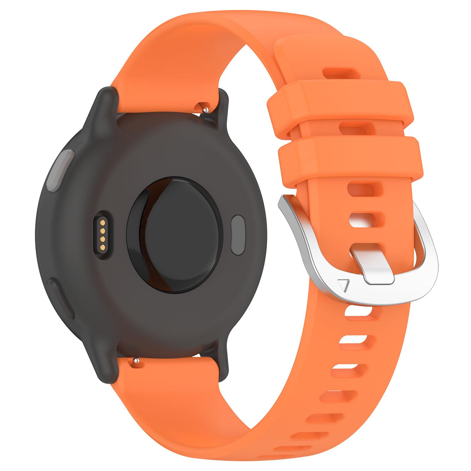 

For Garmin Approach S50 Smartwatch Band 20mm Adjustable Sports Silicone Strap White