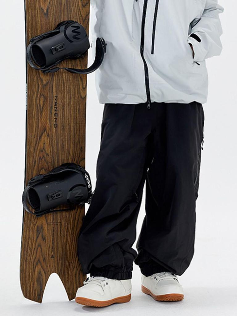 Unisex Windproof Waterproof Ski Pants: Warm, Loose Fit, Plus Size, Wear-Resistant for Men & Women