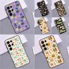 Flowery Books and Tea Phone Case For Samsung Galaxy S24 S25 Ultra S9 S10 S20 S22 S21 S23 Plus S24 FE Cover Coque