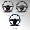 QRPZ1 2PC Car Carbon Fiber Steering Wheel Cover Anti Slip Auto Accessories For BMW M Sport M2 M3 M4 M5 E46 E90 E60 F10 F30 E39 E36 F20