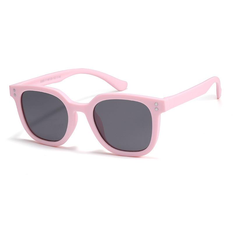 Square Kids Style Frame Polarized Sunglasses Summer Outdoor Sun Uv Protection