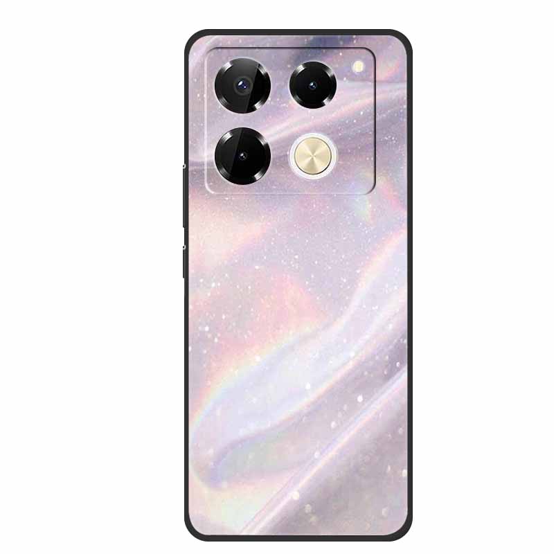 For Infinix Note 40 Pro 5G Case TPU Soft Silicone Cover Phone Cases for Infinix Note 40 40pro 4G Flowers Lovely Coque Fundas