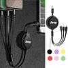 3 In 1 Fast Charger USB Data Cable Car Accessories For Jeep Grand Cherokee Wrangler JK Gladiator Compass Renegade Patriot Libert AKL1