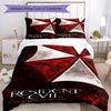 3pcs Resident Evil Bedding Set Duvet Cover Closure Includes 1 Duvet Cover & 2 Pillowcases, Soft and Comfortable for All Seasons.