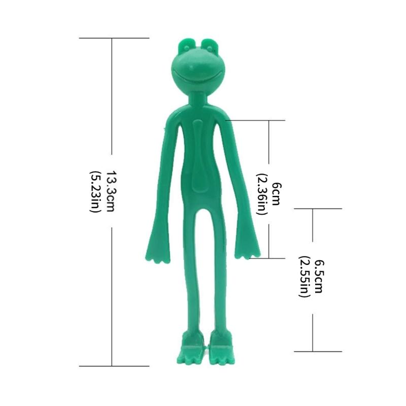 5Pcs Frogs Plant Stand Green Frogs Plant Frogs Plant Ties Garden Plant Auxiliary Plant Branch Correction Growth