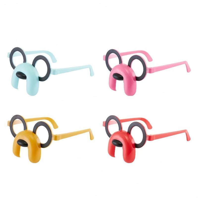 1Pcs Puppy Personality Ball Funny Glasses Pet Fashion Two-Dimensional Halloween Glasses Home Festival Party Supplies