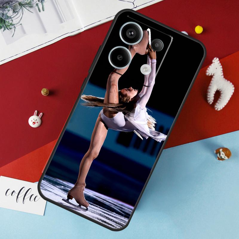 Figure Skating Dance Sport Case For Xiaomi Redmi Note 13 Pro 14 12 11 10 15 Pro Plus Redmi 10C 12C 13C 14C 15C 15 Cover