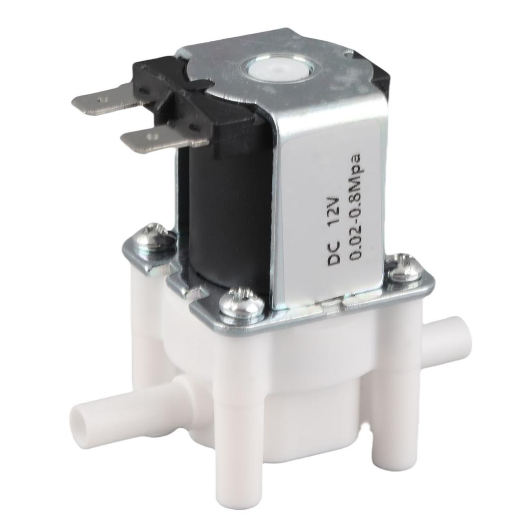 12V NC Normally Closed Quick Action Solenoid Water Valve Water Inlet Valve Electric Water Valve for Pure Water Machines Water Dispenser Washing Machin