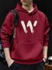 Men's Heavyweight Velvet Hoodie - Autumn/Winter, American Trendy, Casual, Versatile, and Loose Fit