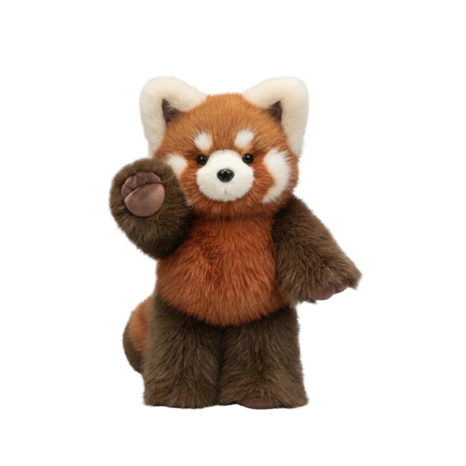 

Plush Red Soft Toy Stuffed Animal Realistic Design Huggable Cuddly Figure for Kids and Collectors Gift Decor
