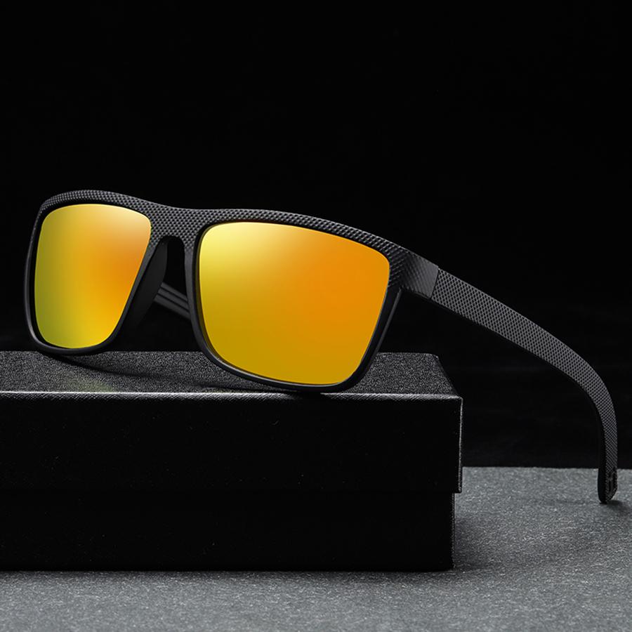 New Sports Style Sunglasses Fashion Men Elastic Black Comfortable Eyeglasses Outdoor Driving Fishing Sun Glasses Uv400