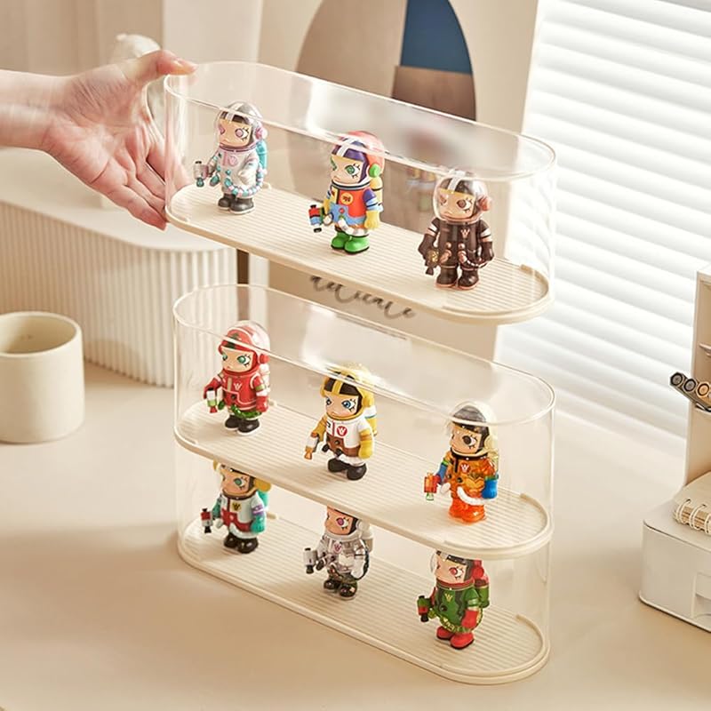 

[Mikankawa] figure collection clear case collection case figure case transparent display case stackable dustproof Antifouling For tabletop display