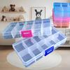 1/3PCS Practical Compartment Plastic Storage Box 24 Grids Parts Organizer Box Jewelry Bead Screw Holder Case Display Container