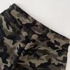Pantaloncini Corti Caldi da Donna American Spicy Girl Camouflage Coulisse Vita Elastica Gamba Larga Linea A