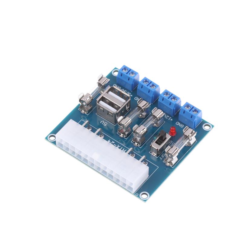 1 Piece Power Adapter Supply Test Module Power Supply Circuit Outlet Module Hu-M28W Desktop Pc Power Atx Transfer Board