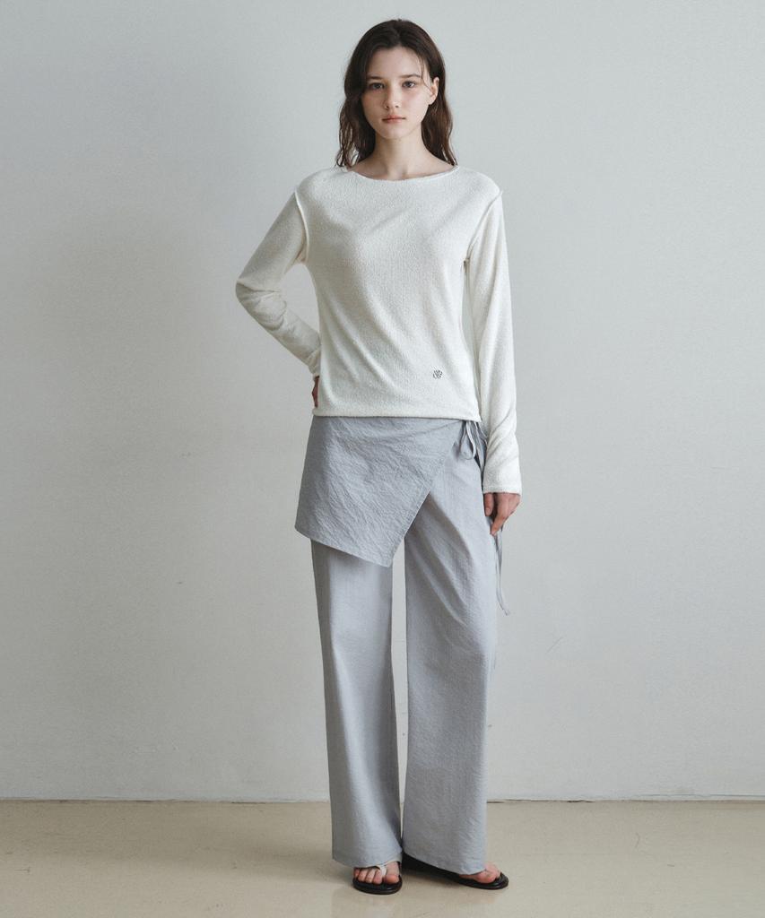 Wednesday Oasis For Woman Misty Boat Neck Knit_Ivory(W26Tp03)